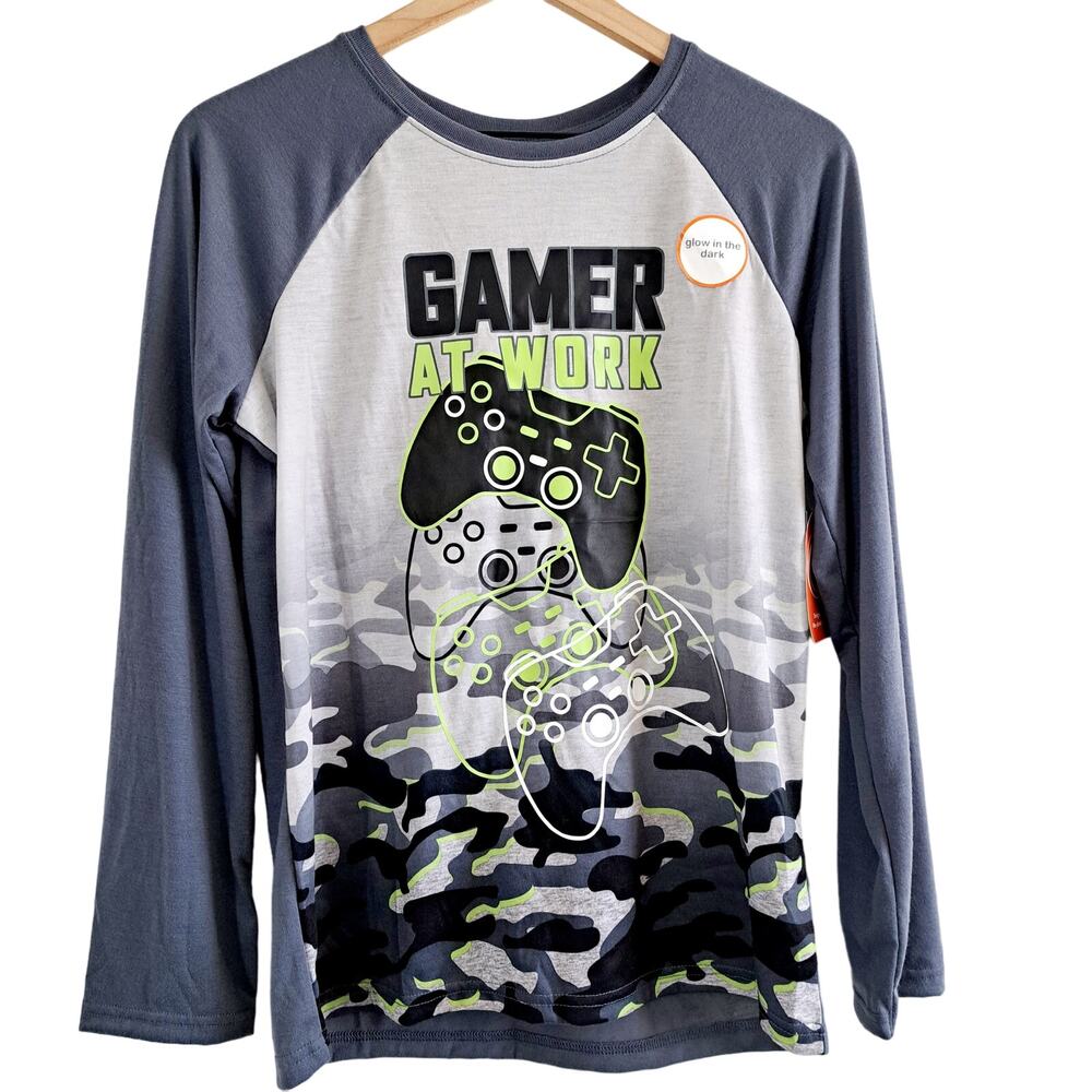 Wonder Nation Glow In the Dark Gamer Pajama Top